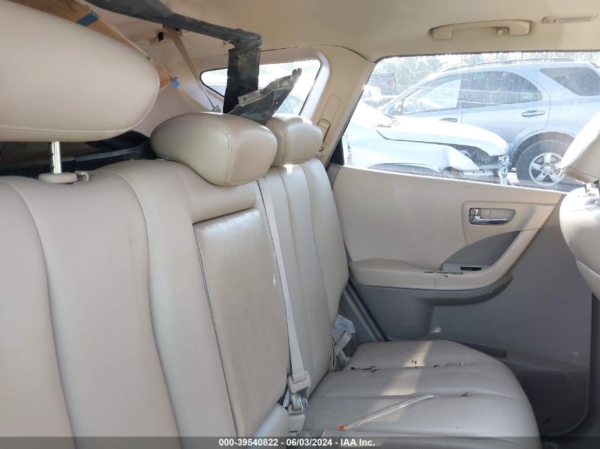 2007 Nissan Murano Sl VIN: JN8AZ08T77W515601 Lot: 39540822
