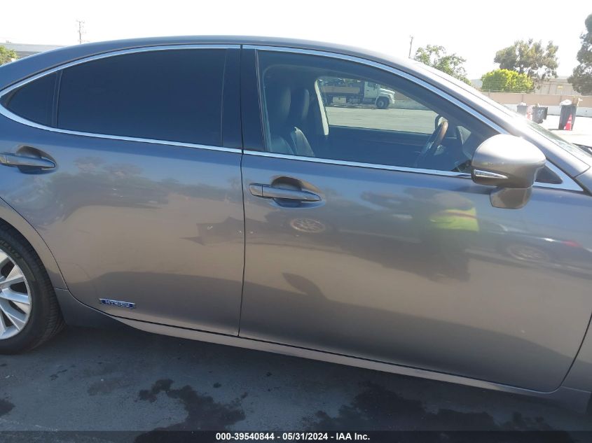 2013 Lexus Es 300H 300H VIN: JTHBW1GG1D2018029 Lot: 39540844