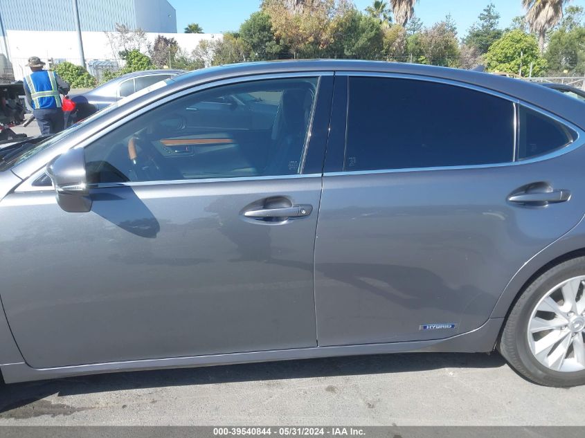 2013 Lexus Es 300H 300H VIN: JTHBW1GG1D2018029 Lot: 39540844