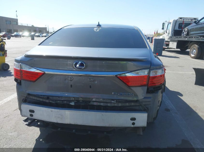 2013 Lexus Es 300H 300H VIN: JTHBW1GG1D2018029 Lot: 39540844