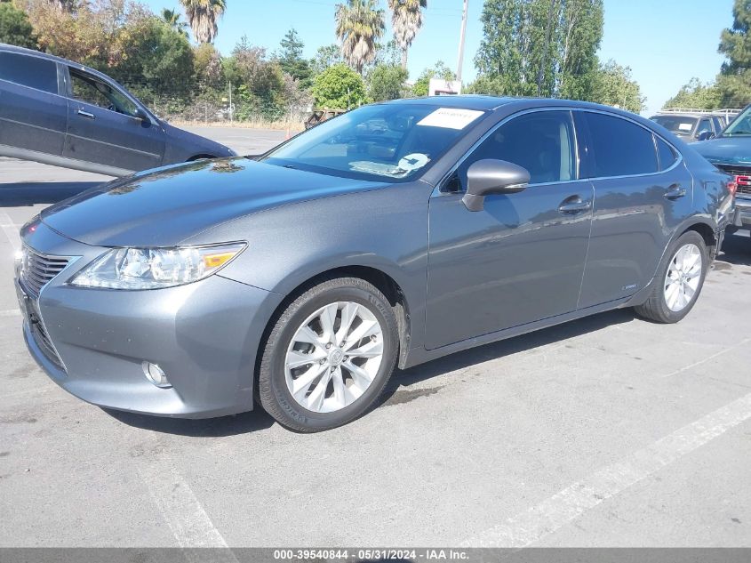 2013 Lexus Es 300H 300H VIN: JTHBW1GG1D2018029 Lot: 39540844