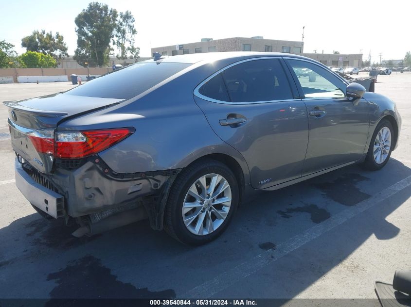 2013 Lexus Es 300H 300H VIN: JTHBW1GG1D2018029 Lot: 39540844