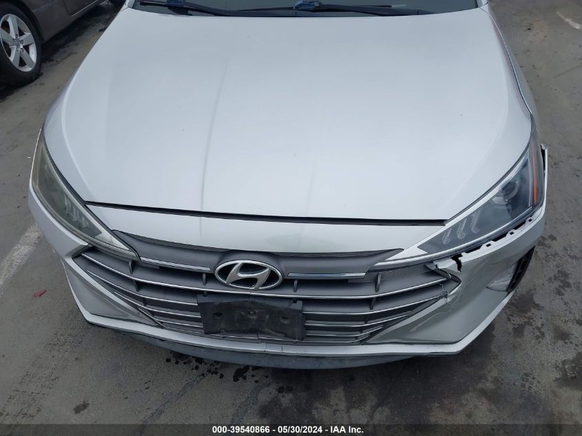 2019 Hyundai Elantra Se VIN: KMHD74LF8KU847327 Lot: 39540866