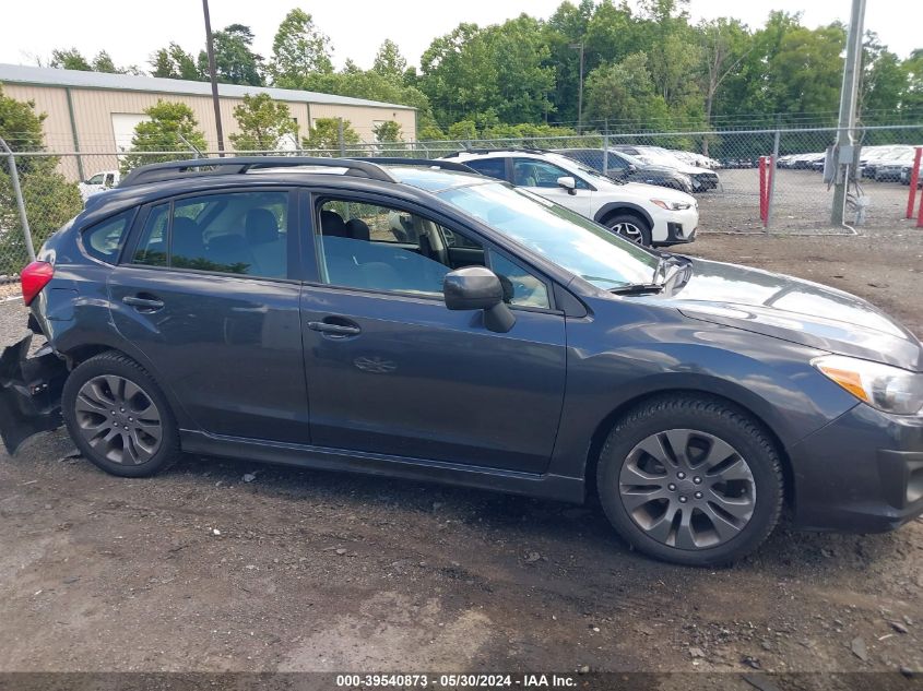 2014 Subaru Impreza 2.0I Sport Premium VIN: JF1GPAL6XE8318447 Lot: 39540873