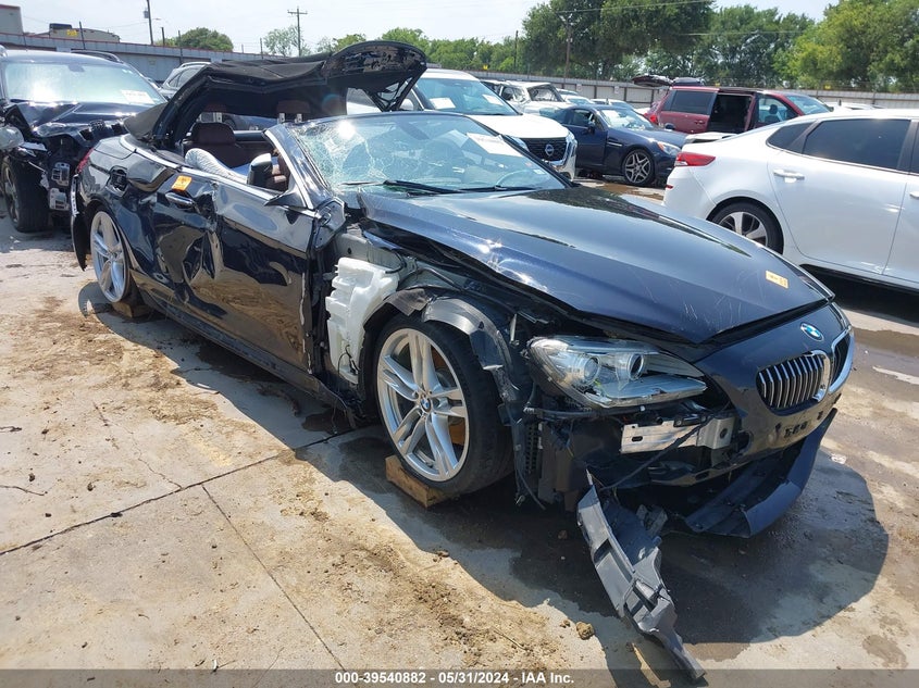 2012 BMW 640I VIN: WBALW7C56CC618435 Lot: 39540882