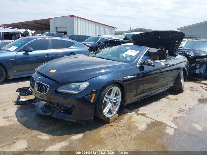 2012 BMW 640I VIN: WBALW7C56CC618435 Lot: 39540882