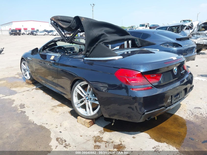 2012 BMW 640I VIN: WBALW7C56CC618435 Lot: 39540882