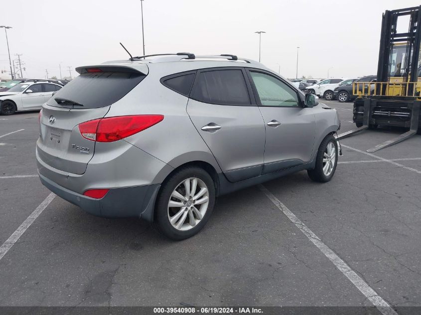 2012 Hyundai Tucson Limited VIN: KM8JU3AC8CU530597 Lot: 39540908