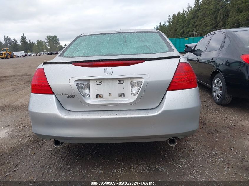 2006 Honda Accord 3.0 Ex VIN: 1HGCM66516A017837 Lot: 39540909