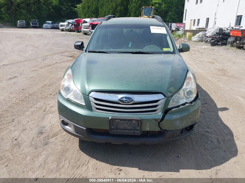 2011 Subaru Outback 2.5I Premium VIN: 4S4BRBCC7B3392309 Lot: 39540911