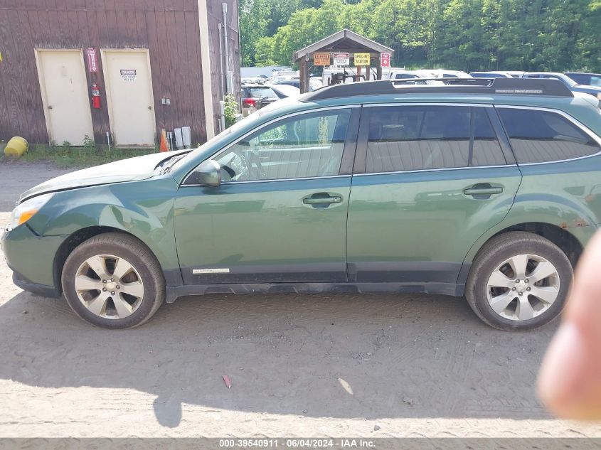 2011 Subaru Outback 2.5I Premium VIN: 4S4BRBCC7B3392309 Lot: 39540911