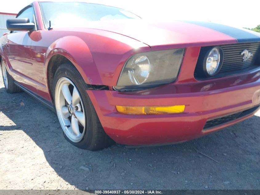 2006 Ford Mustang V6 VIN: 1ZVFT84N665262457 Lot: 39540937