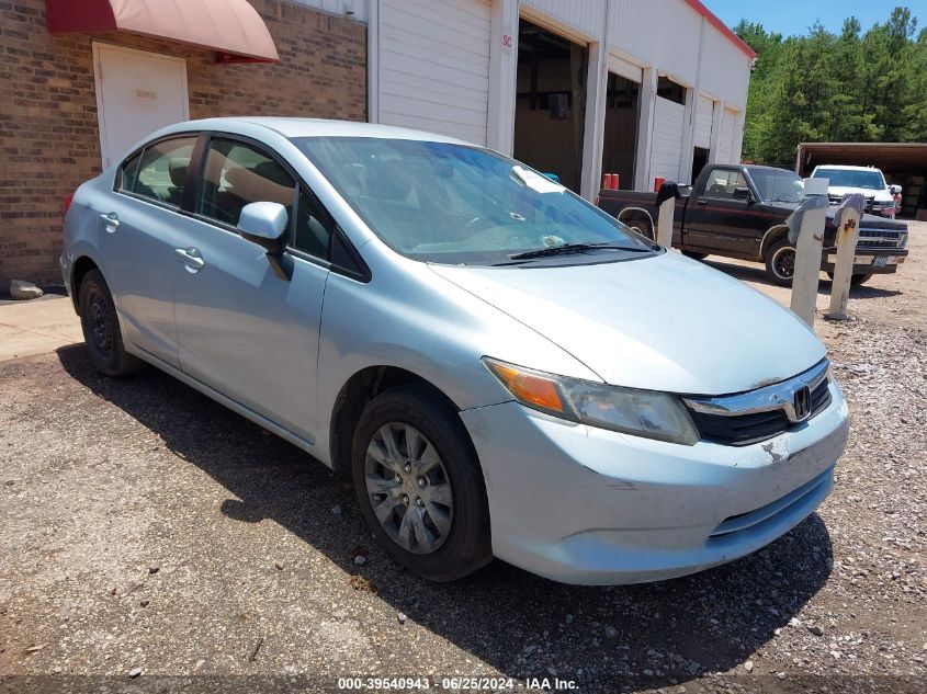 2012 Honda Civic Lx VIN: JHMFB2F58CS002427 Lot: 39540943