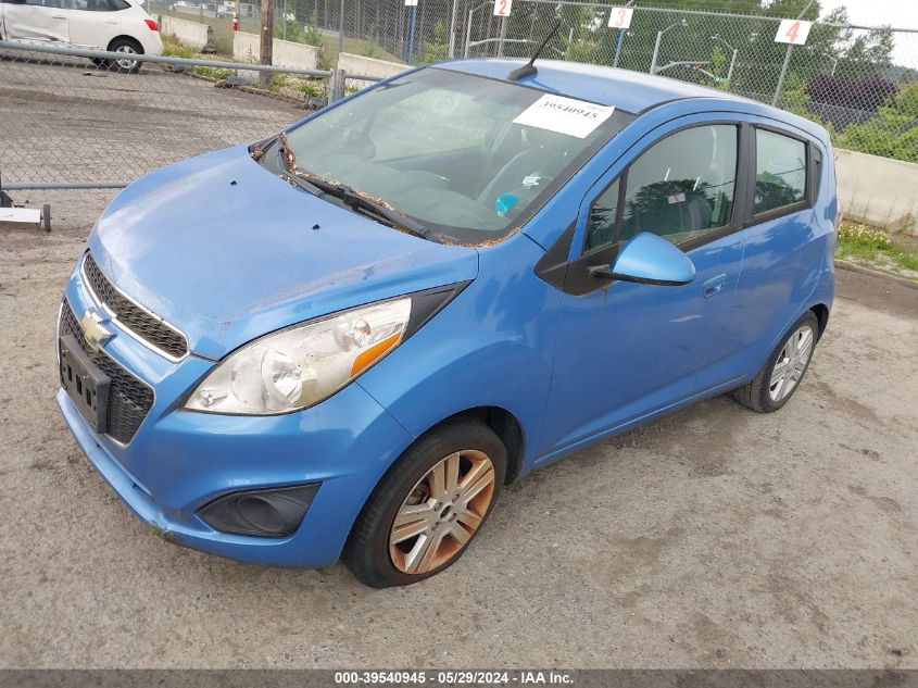 2013 Chevrolet Spark 1Lt Auto VIN: KL8CD6S98DC587528 Lot: 39540945