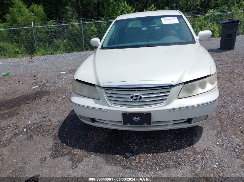 2006 Hyundai Azera Limited/Se VIN: KMHFC46F46A058728 Lot: 39540961