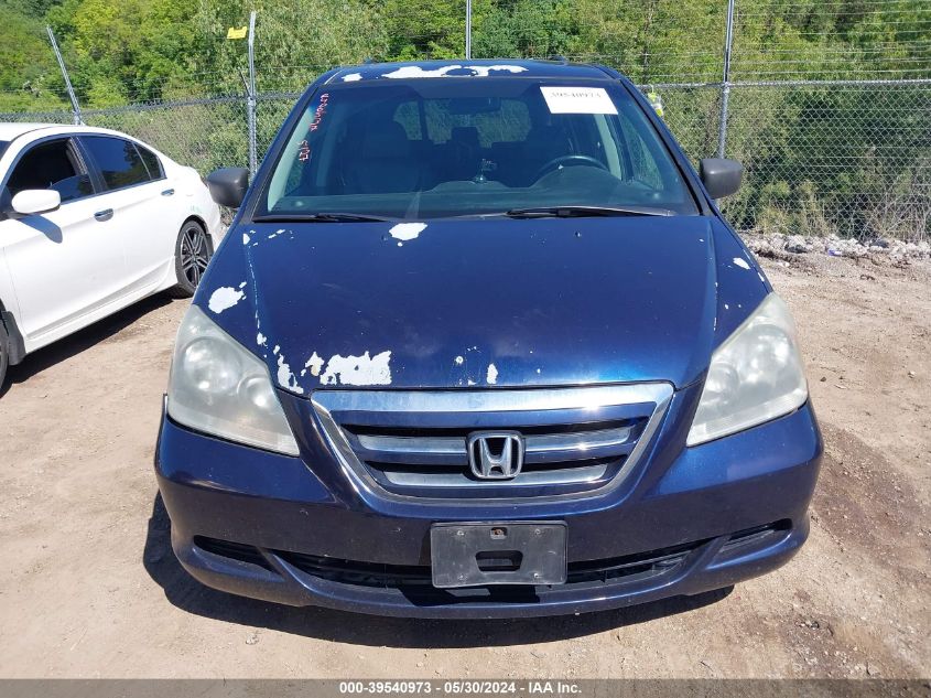 2006 Honda Odyssey Ex-L VIN: 5FNRL38756B089267 Lot: 39540973