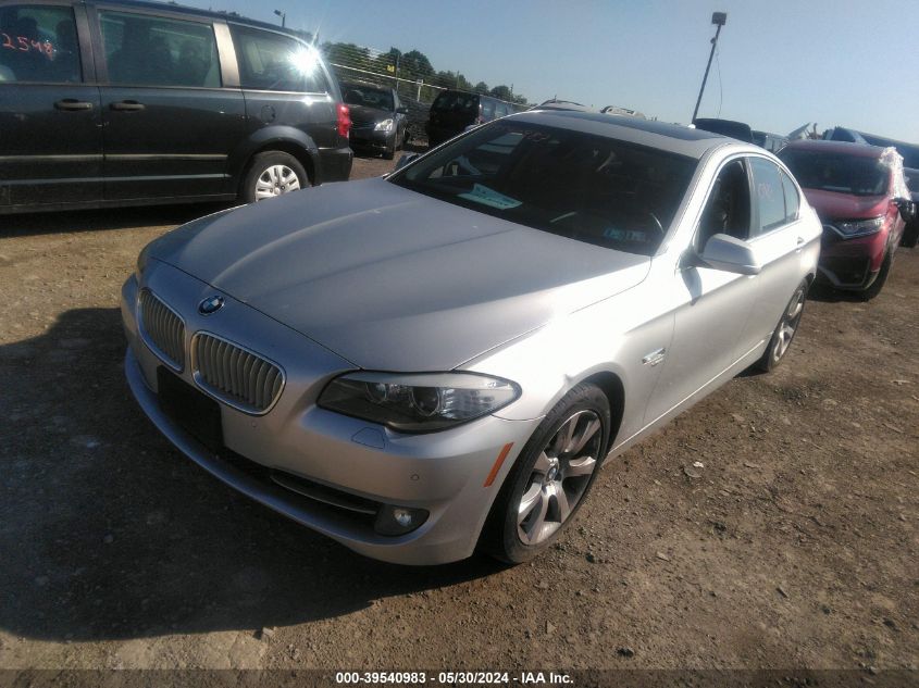 2012 BMW 550I xDrive VIN: WBAFU9C50CC788143 Lot: 39540983