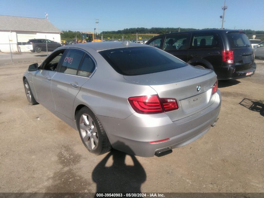 2012 BMW 550I xDrive VIN: WBAFU9C50CC788143 Lot: 39540983