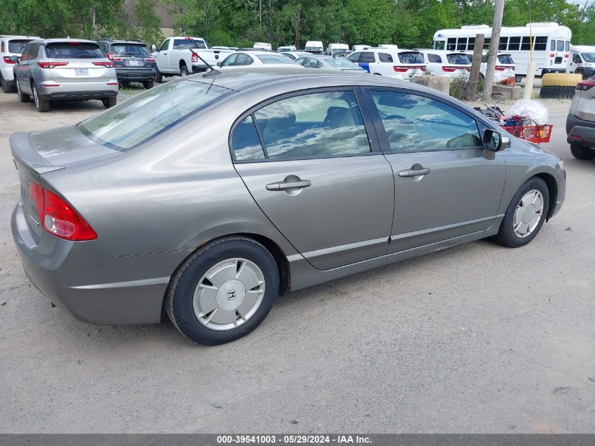 2008 Honda Civic Hybrid VIN: JHMFA36208S029451 Lot: 39541003