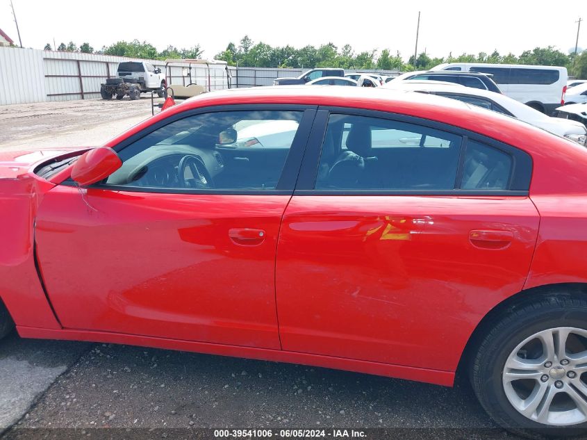 2022 Dodge Charger Sxt Rwd VIN: 2C3CDXBG2NH169321 Lot: 39541006