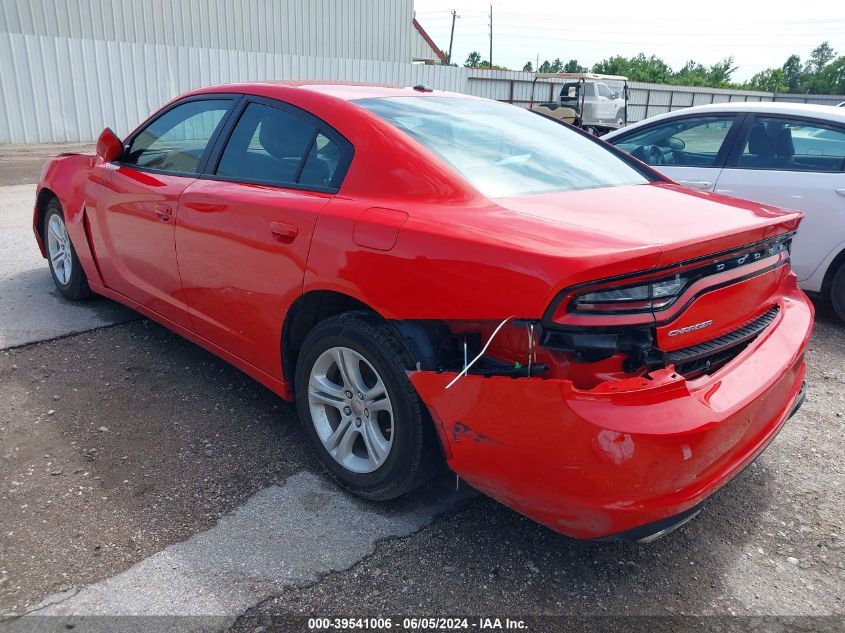 2022 Dodge Charger Sxt Rwd VIN: 2C3CDXBG2NH169321 Lot: 39541006