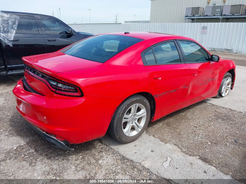 2022 Dodge Charger Sxt Rwd VIN: 2C3CDXBG2NH169321 Lot: 39541006