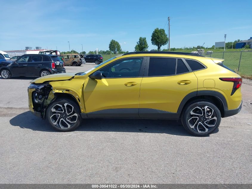 2024 Chevrolet Trax Fwd 2Rs VIN: KL77LJE25RC152015 Lot: 39541022