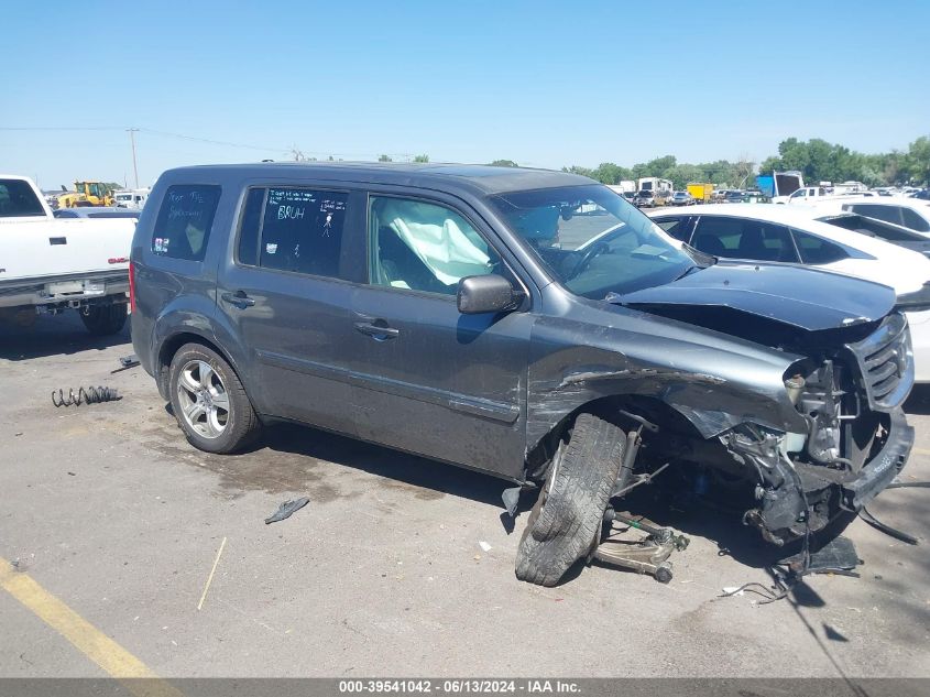 2012 Honda Pilot Ex-L VIN: 5FNYF3H55CB020527 Lot: 39541042