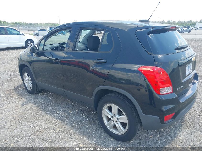 2017 Chevrolet Trax Ls VIN: 3GNCJNSBXHL250941 Lot: 39541060