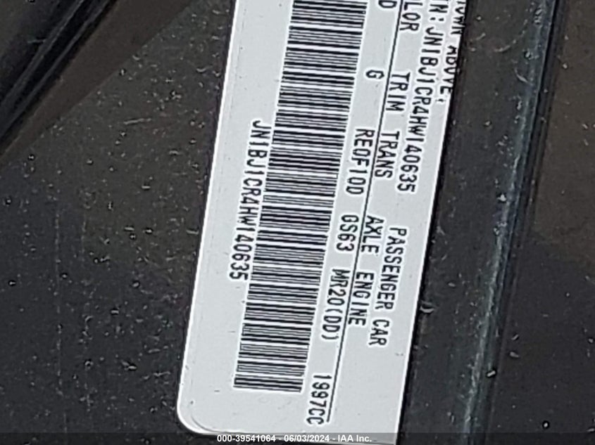 2017 Nissan Rogue Sport Sv VIN: JN1BJ1CR4HW140635 Lot: 39541064