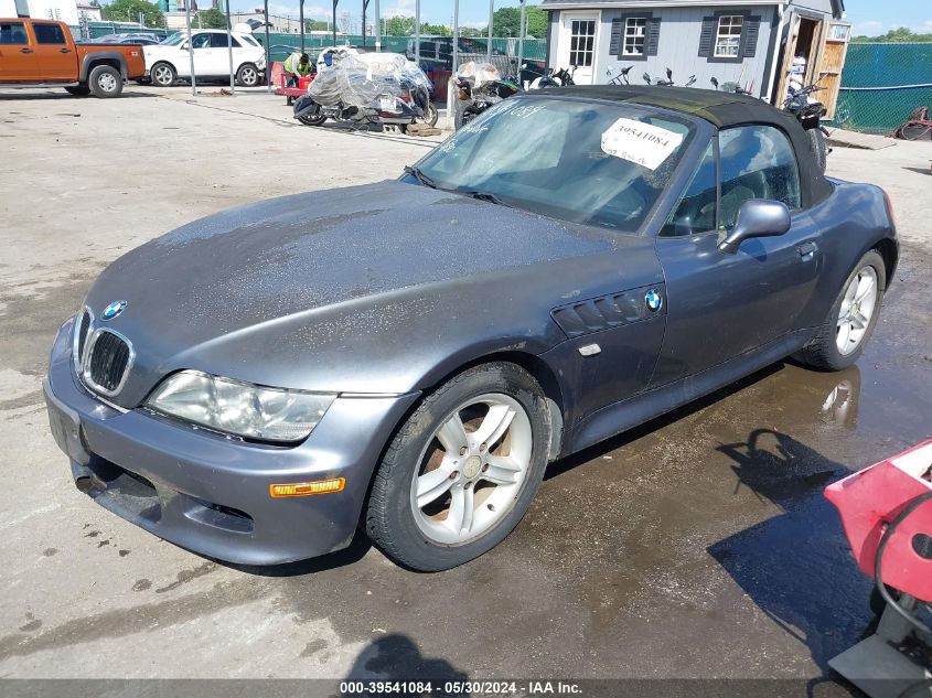 4USCH9349YLF83765 | 2000 BMW Z3