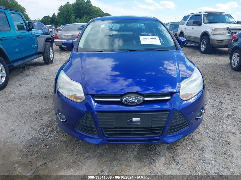 2013 Ford Focus Se VIN: 1FADP3F20DL236262 Lot: 39541086