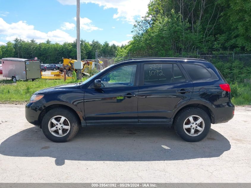 2008 Hyundai Santa Fe Gls VIN: 5NMSG73D28H156676 Lot: 39541092