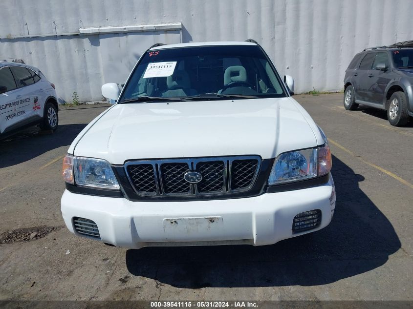 2001 Subaru Forester S VIN: JF1SF65601H753415 Lot: 39541115