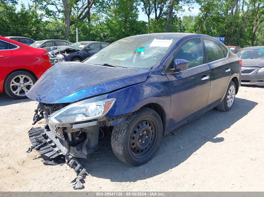 2017 Nissan Sentra Sv VIN: 3N1AB7AP2HY308827 Lot: 39541128