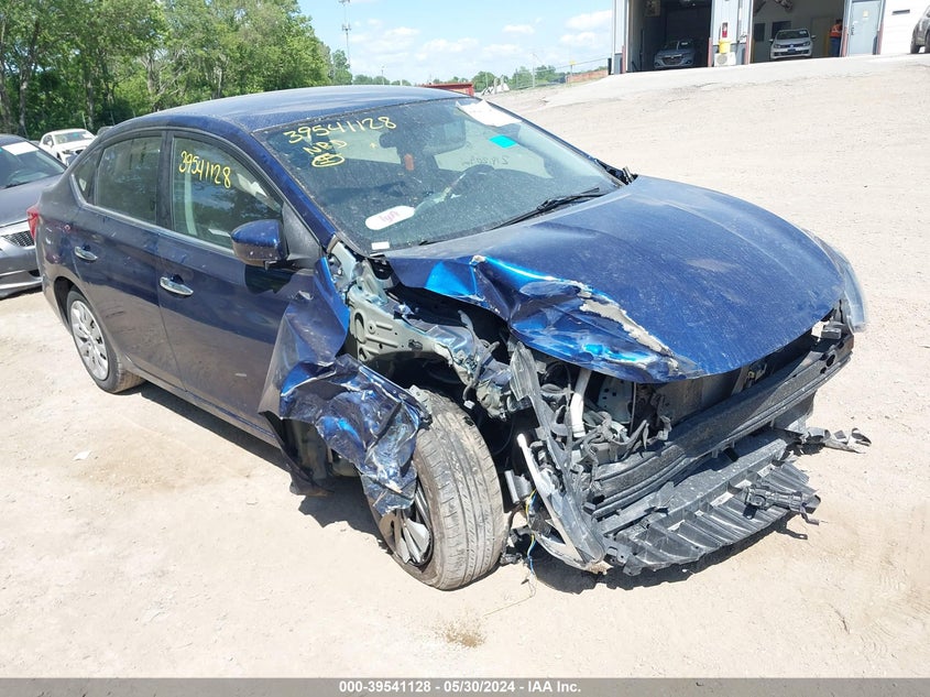 2017 Nissan Sentra Sv VIN: 3N1AB7AP2HY308827 Lot: 39541128