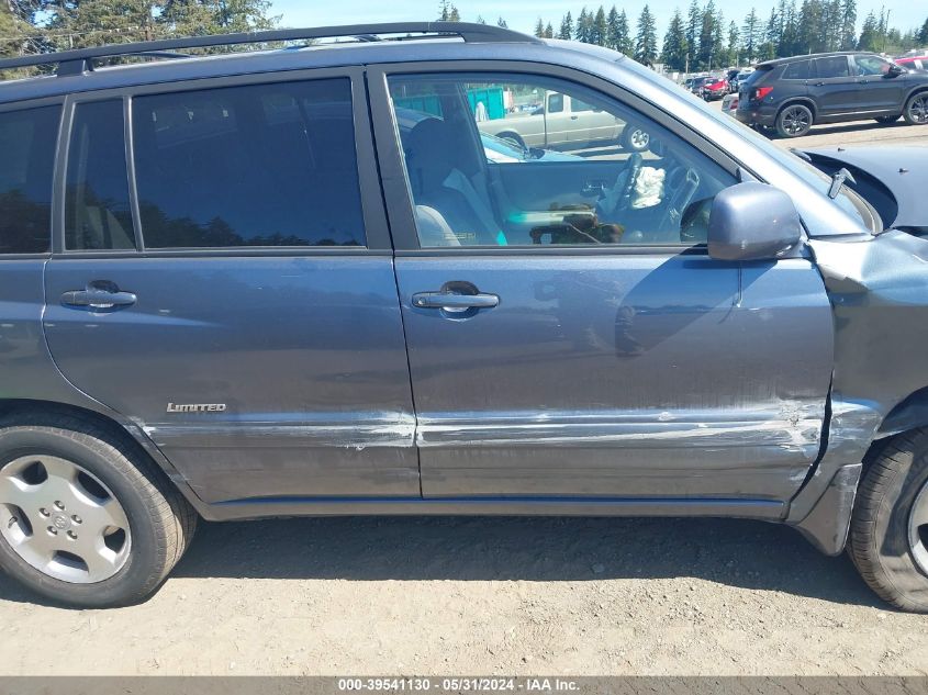 2006 Toyota Highlander Limited V6 VIN: JTEEP21AX60163084 Lot: 39541130