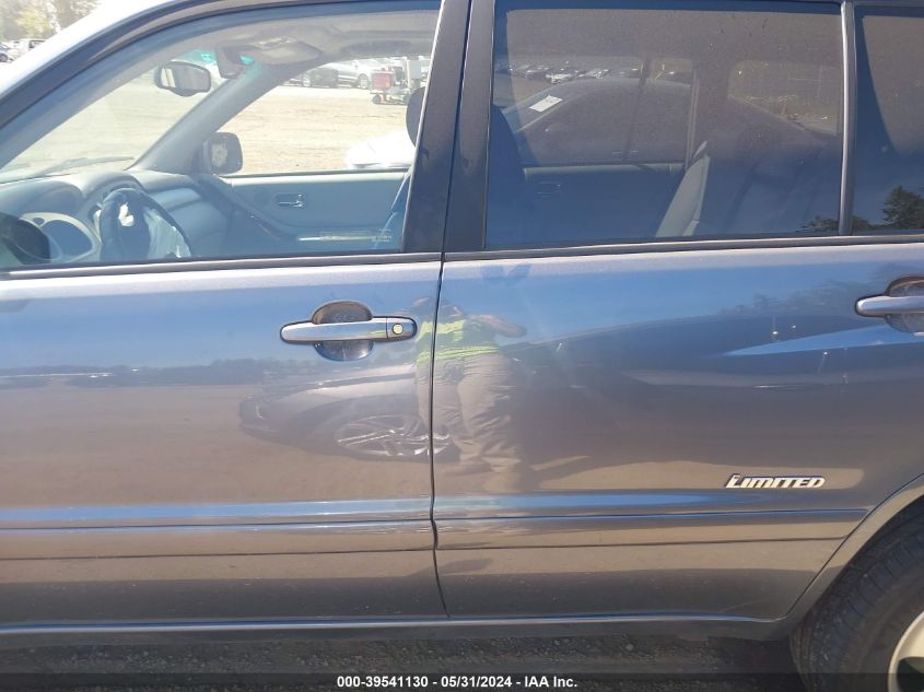 2006 Toyota Highlander Limited V6 VIN: JTEEP21AX60163084 Lot: 39541130