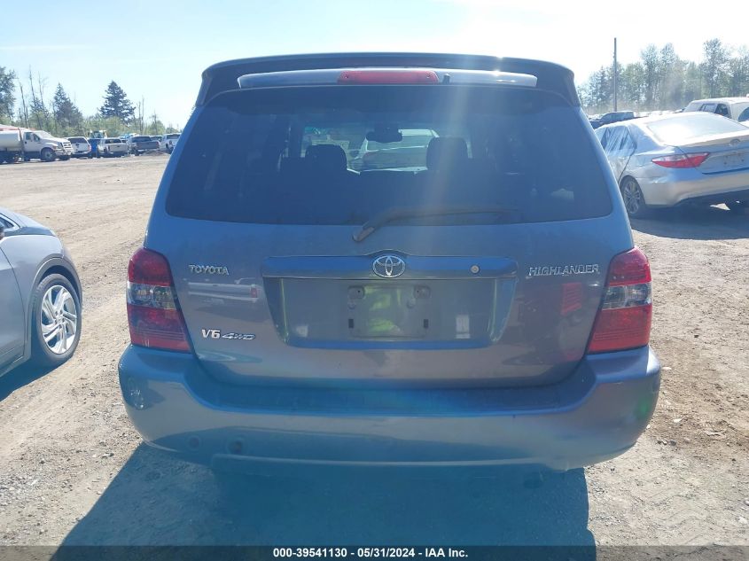 2006 Toyota Highlander Limited V6 VIN: JTEEP21AX60163084 Lot: 39541130