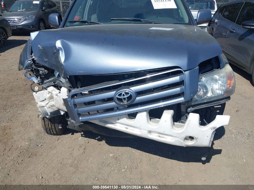 2006 Toyota Highlander Limited V6 VIN: JTEEP21AX60163084 Lot: 39541130