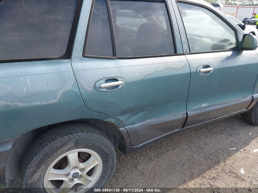 2002 Hyundai Santa Fe Gls/Lx VIN: KM8SC13D22U242137 Lot: 39541135