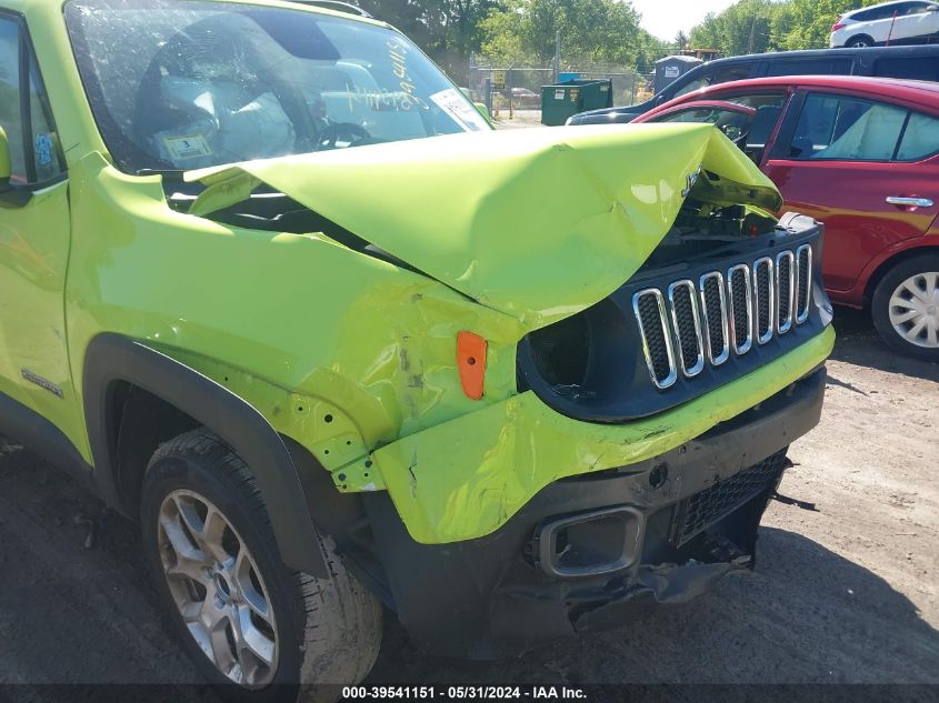 2018 Jeep Renegade Latitude 4X4 VIN: ZACCJBBB0JPH30491 Lot: 39541151