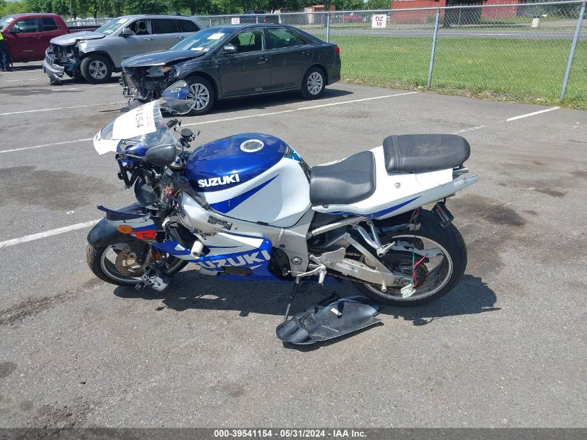 2002 Suzuki Gsx-R750 VIN: JS1GR7HA922107320 Lot: 39541154