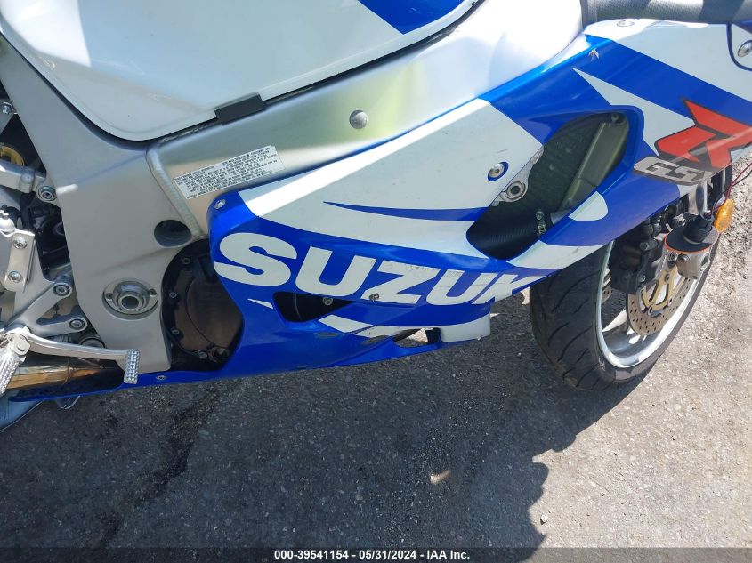 2002 Suzuki Gsx-R750 VIN: JS1GR7HA922107320 Lot: 39541154