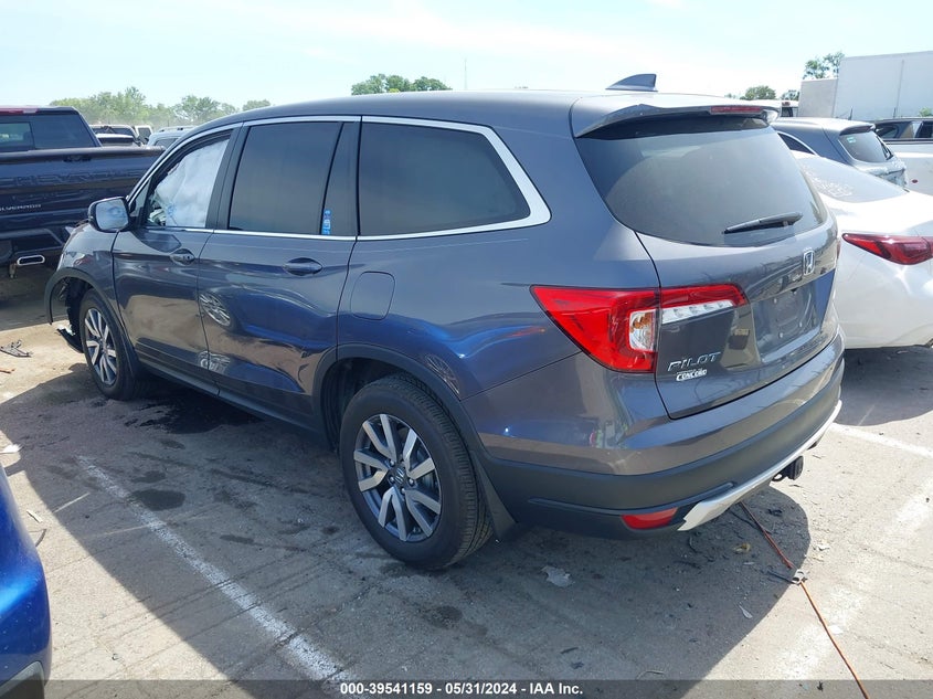 VIN 5FNYF6H52MB055254 2021 HONDA PILOT EXL