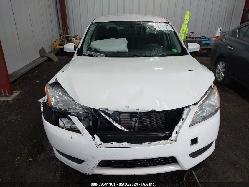 2014 Nissan Sentra Sv VIN: 3N1AB7AP2EL663702 Lot: 39541161