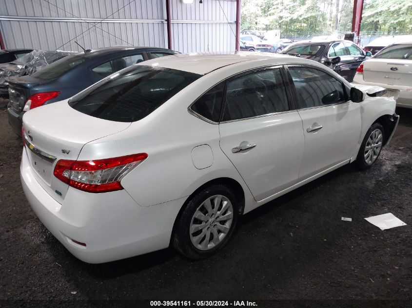 2014 Nissan Sentra Sv VIN: 3N1AB7AP2EL663702 Lot: 39541161