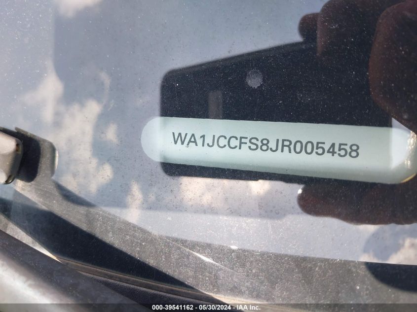 2018 Audi Q3 2.0T Premium/2.0T Sport Premium VIN: WA1JCCFS8JR005458 Lot: 39541162