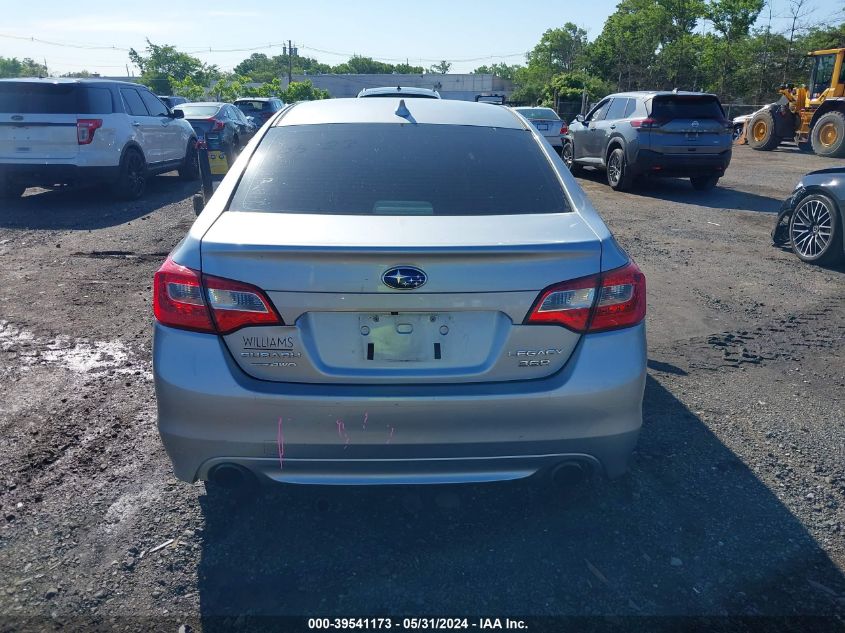 2016 Subaru Legacy 3.6R Limited VIN: 4S3BNEN68G3043899 Lot: 39541173