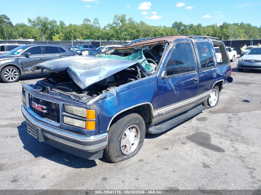 1998 GMC Yukon Slt VIN: 1GKEC13R6WJ704014 Lot: 39541176